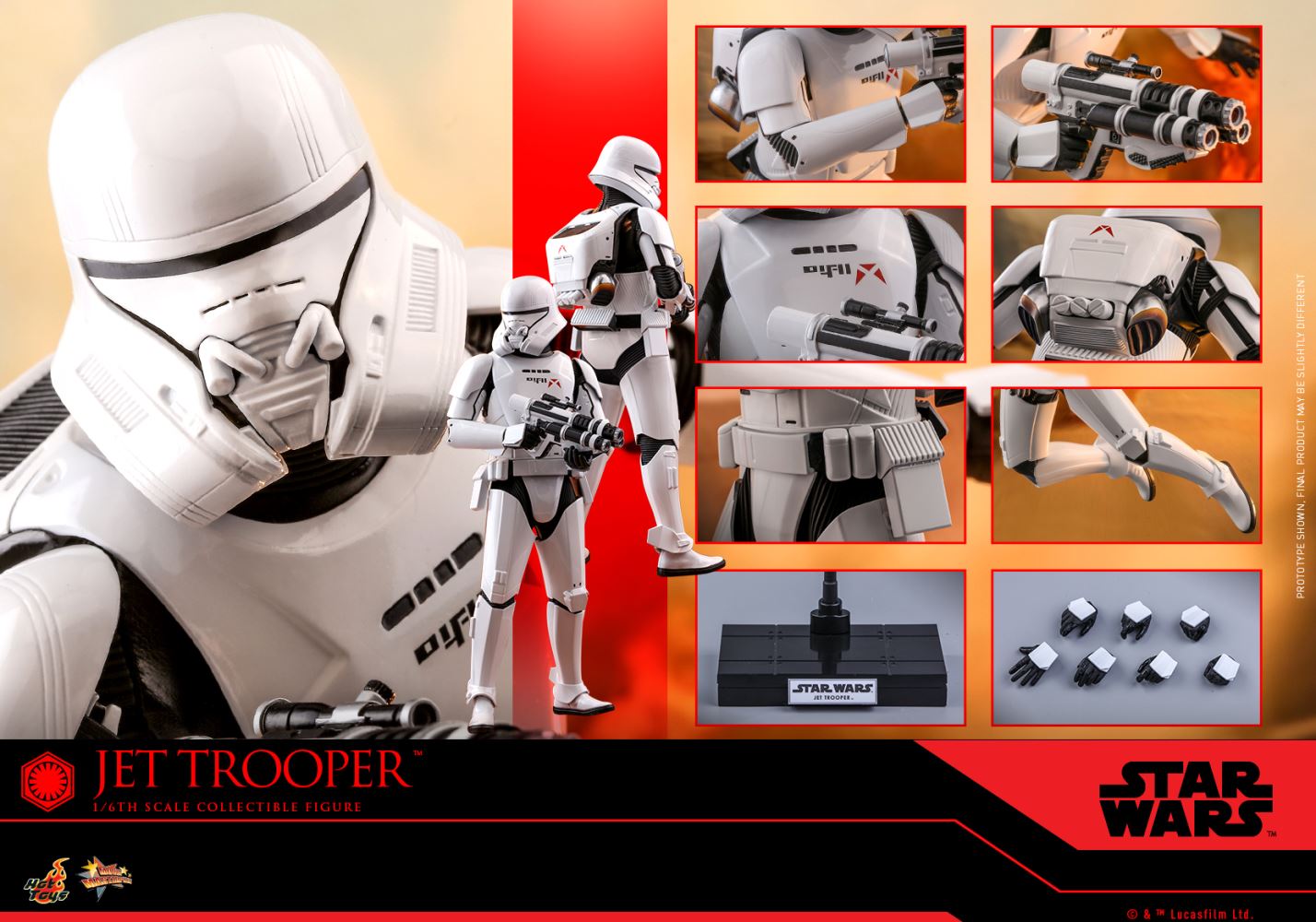 STAR WARS: THE RISE OF SKYWALKER JET TROOPER 1/6TH SCALE COLLECTIBLE FIGURE (Hot Toys)