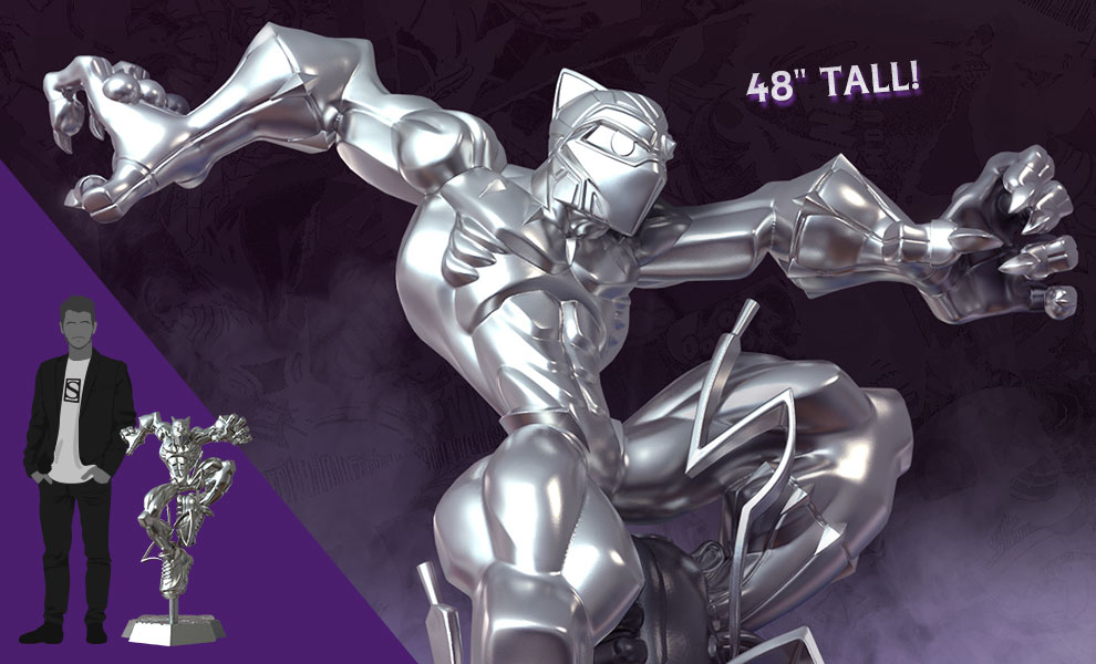 T'Challa Giant-Sized (Silver Edition) Designer Collectible Toy by Unruly