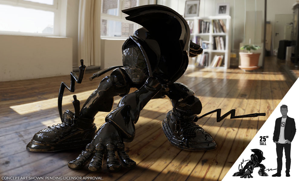 Miles Giant-Sized (Gloss Black Edition) Designer Collectible Toy by Unruly Industries