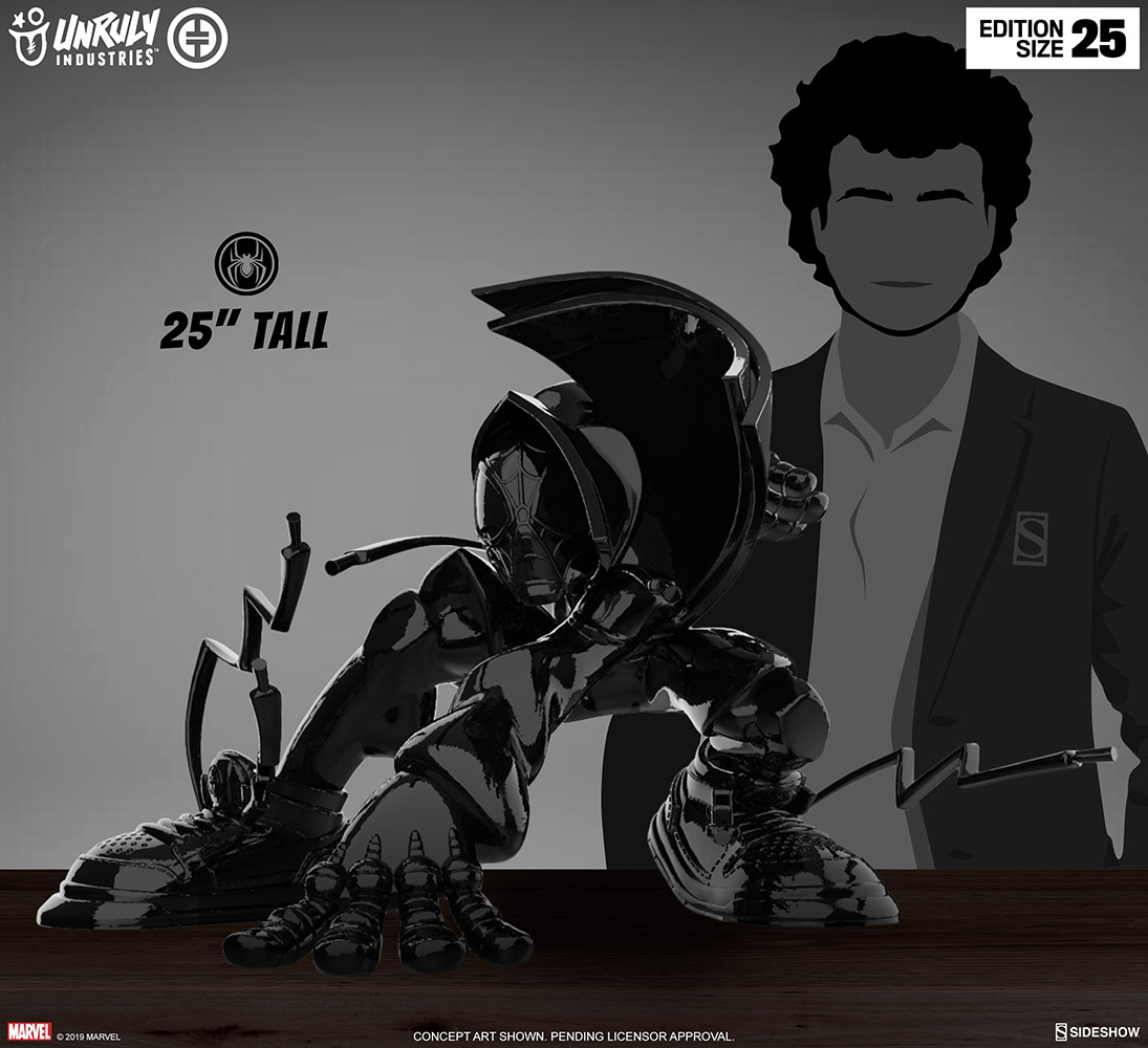 Miles Giant-Sized (Gloss Black Edition) Designer Collectible Toy by Unruly Industries