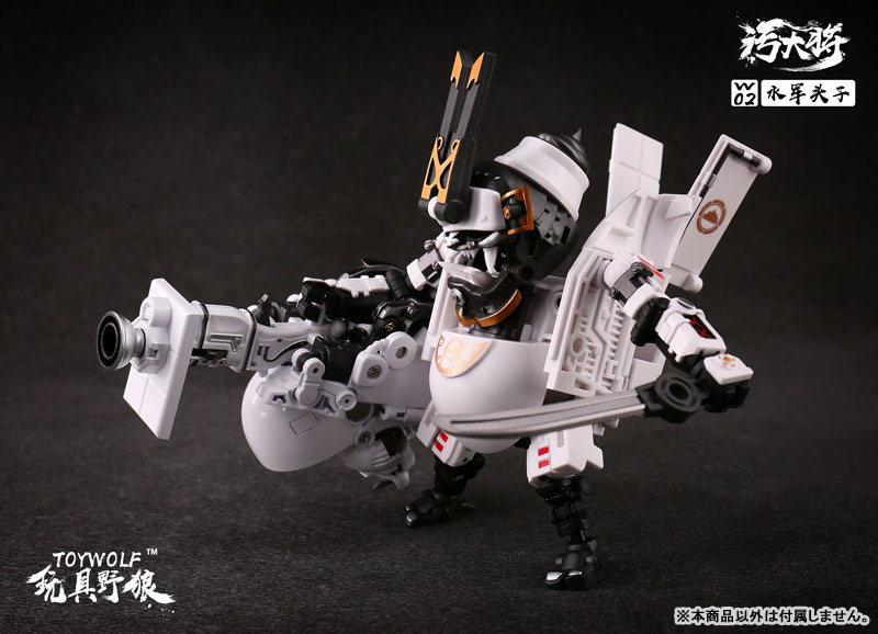 Kegare Shougun Suigun Leader 1/12 Scale Transforming Toy (Toy Wolf)