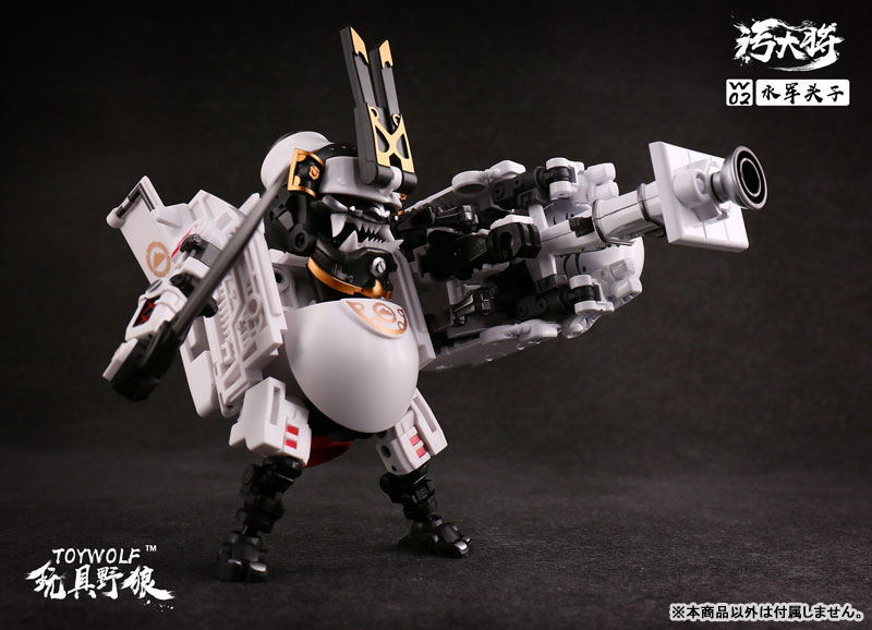 Kegare Shougun Suigun Leader 1/12 Scale Transforming Toy (Toy Wolf)
