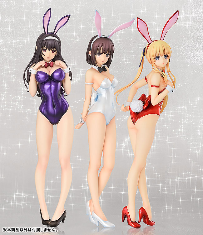 B-STYLE Saekano: How to Raise a Boring Girlfriend Flat Eriri Spencer Sawamura Bare Leg Bunny Ver. 1/4 Complete Figure (FREEing)