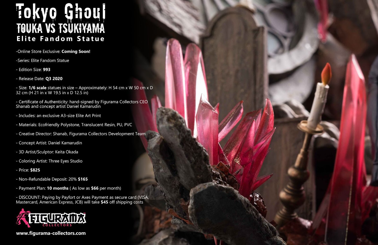 Tokyo Ghoul - Touka vs Tsukiyama Elite Fandom Statue 1/6 (Figurama Collectors)