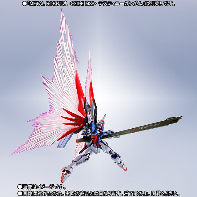 METAL ROBOT soul <SIDE MS> Destiny Gundam exclusive light wings & effect set (Bandai)