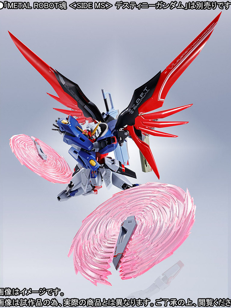METAL ROBOT soul <SIDE MS> Destiny Gundam exclusive light wings & effect set (Bandai)