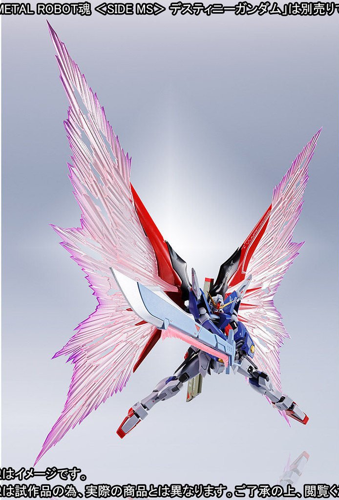 METAL ROBOT soul <SIDE MS> Destiny Gundam exclusive light wings & effect set (Bandai)