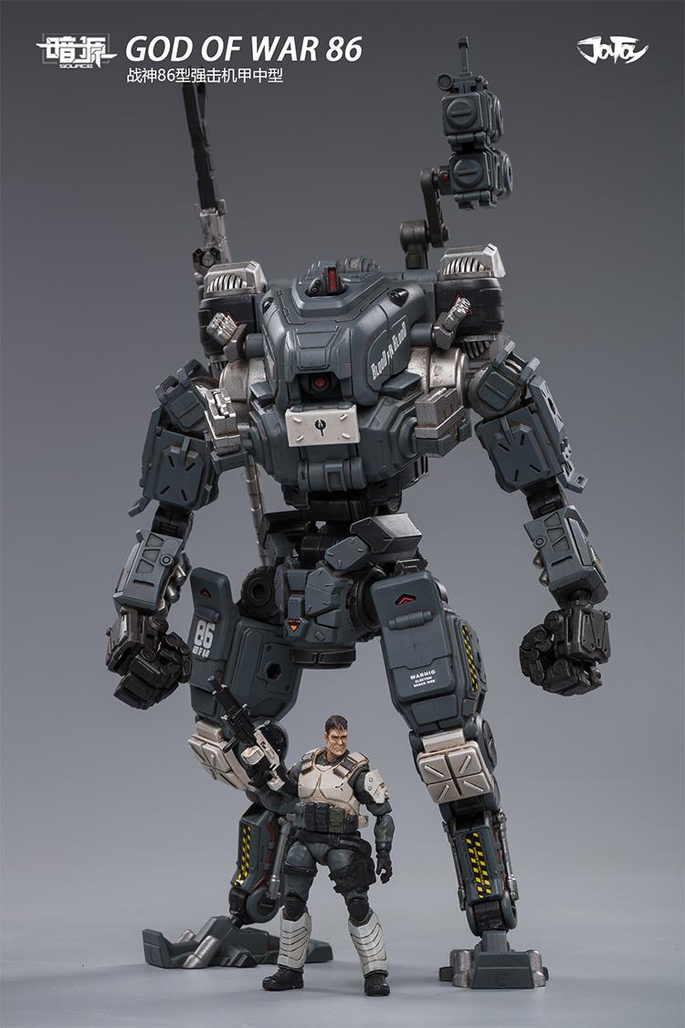 JOYTOY 5192123 1/25 God of War 86 (Grey) with Soldier