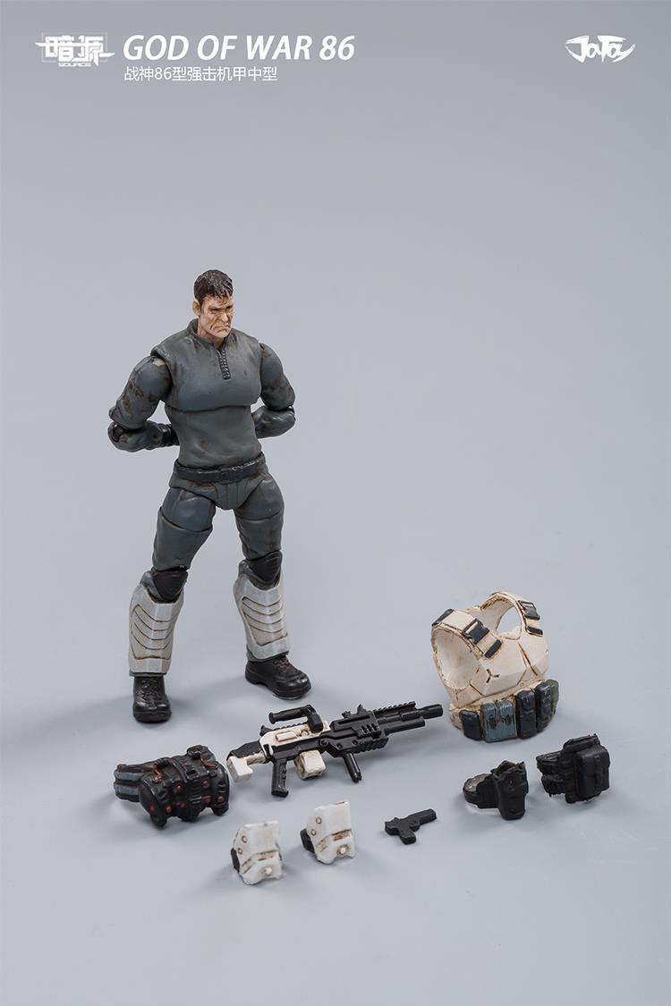 JOYTOY 5192123 1/25 God of War 86 (Grey) with Soldier
