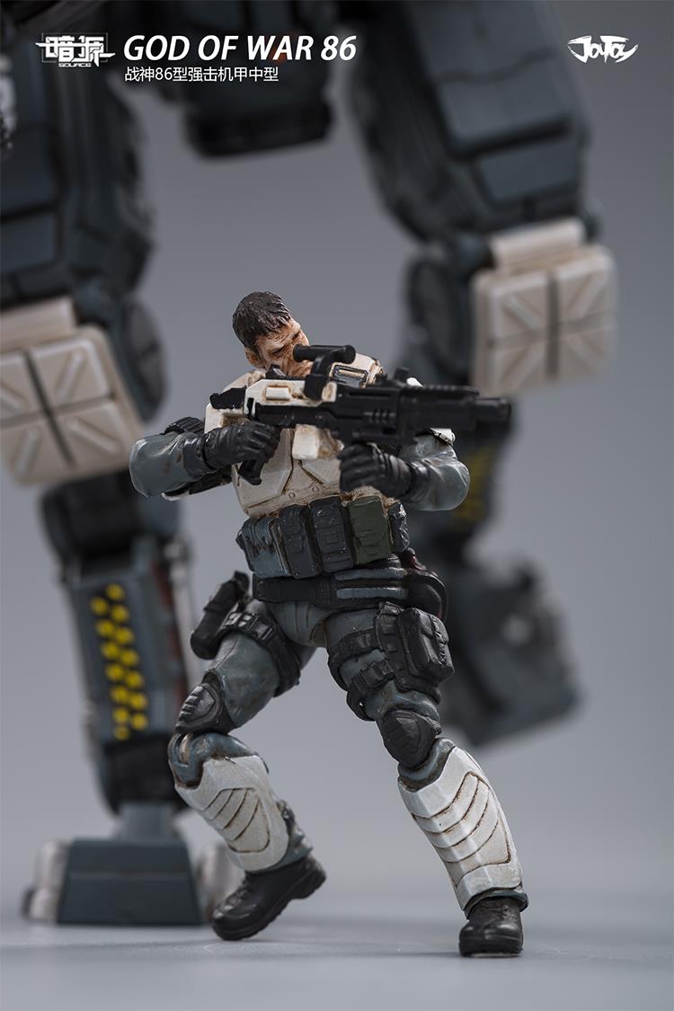 JOYTOY 5192123 1/25 God of War 86 (Grey) with Soldier