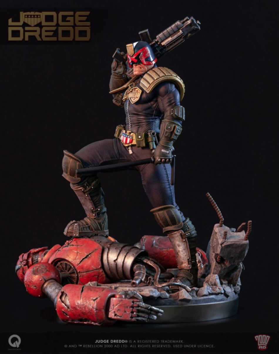 Q-COLLECTIBLES : JUDGE DREDD [EX] 1/4 SCALE
