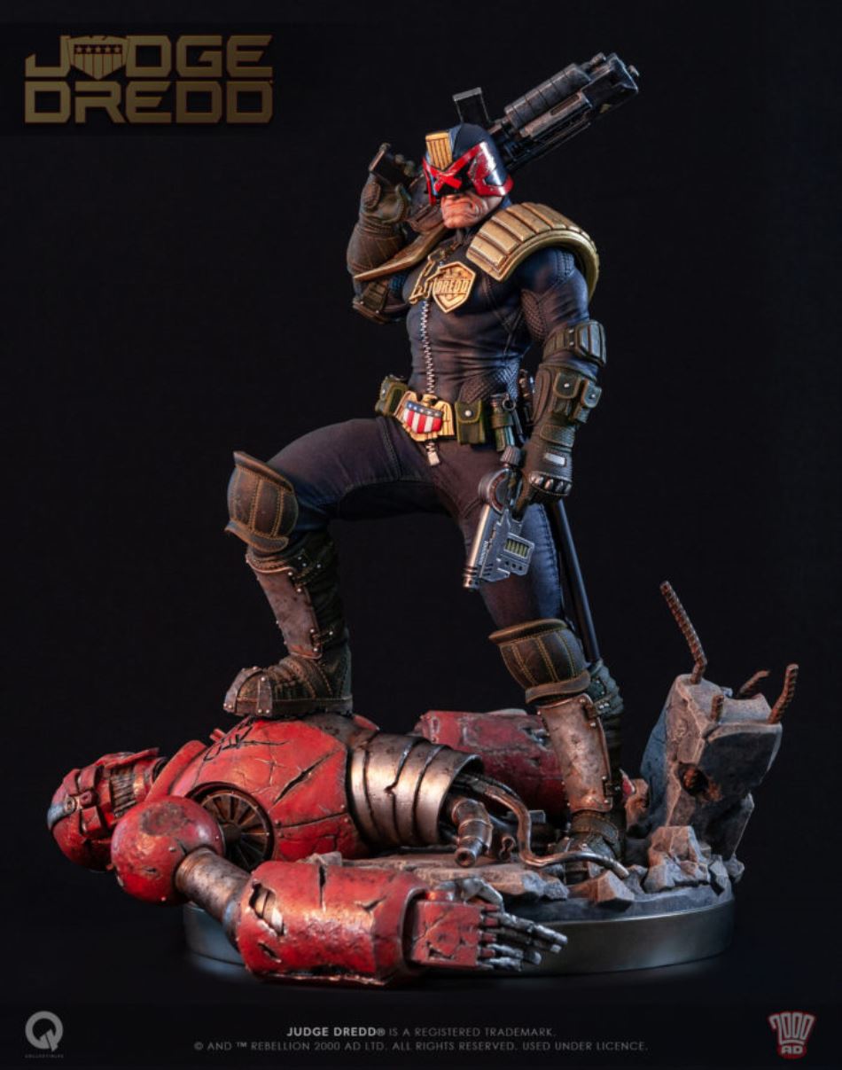 Q-COLLECTIBLES : JUDGE DREDD [EX] 1/4 SCALE