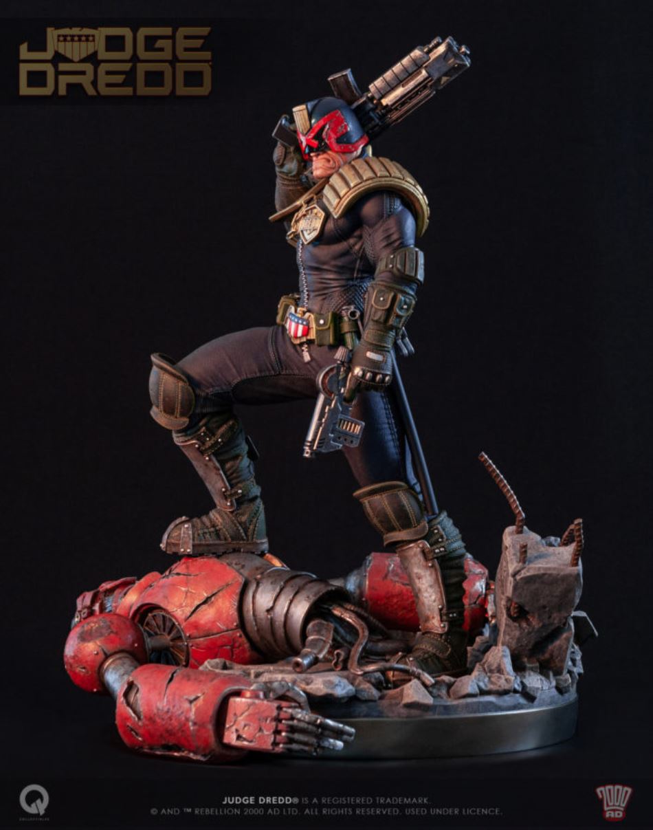Q-COLLECTIBLES : JUDGE DREDD [EX] 1/4 SCALE