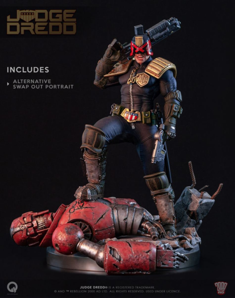 Q-COLLECTIBLES : JUDGE DREDD [EX] 1/4 SCALE