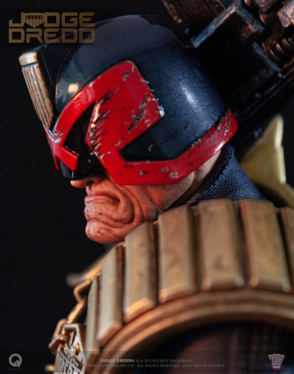 Q-COLLECTIBLES : JUDGE DREDD [EX] 1/4 SCALE