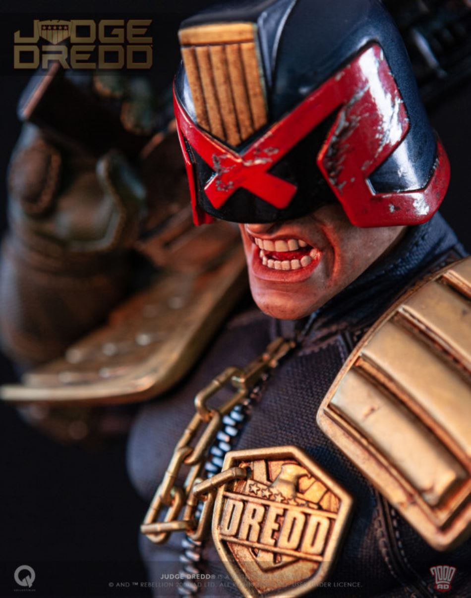 Q-COLLECTIBLES : JUDGE DREDD [EX] 1/4 SCALE