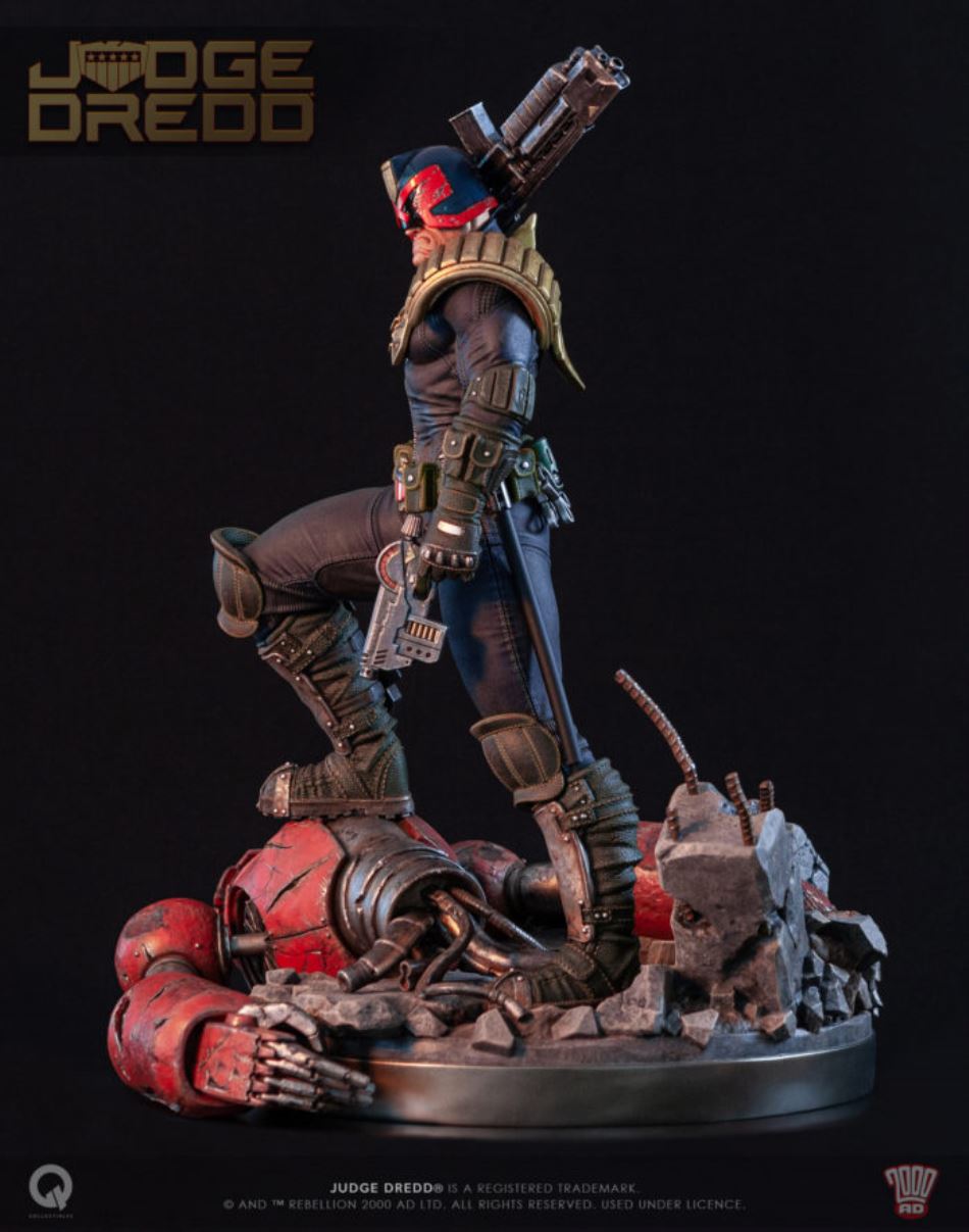 Q-COLLECTIBLES : JUDGE DREDD [EX] 1/4 SCALE