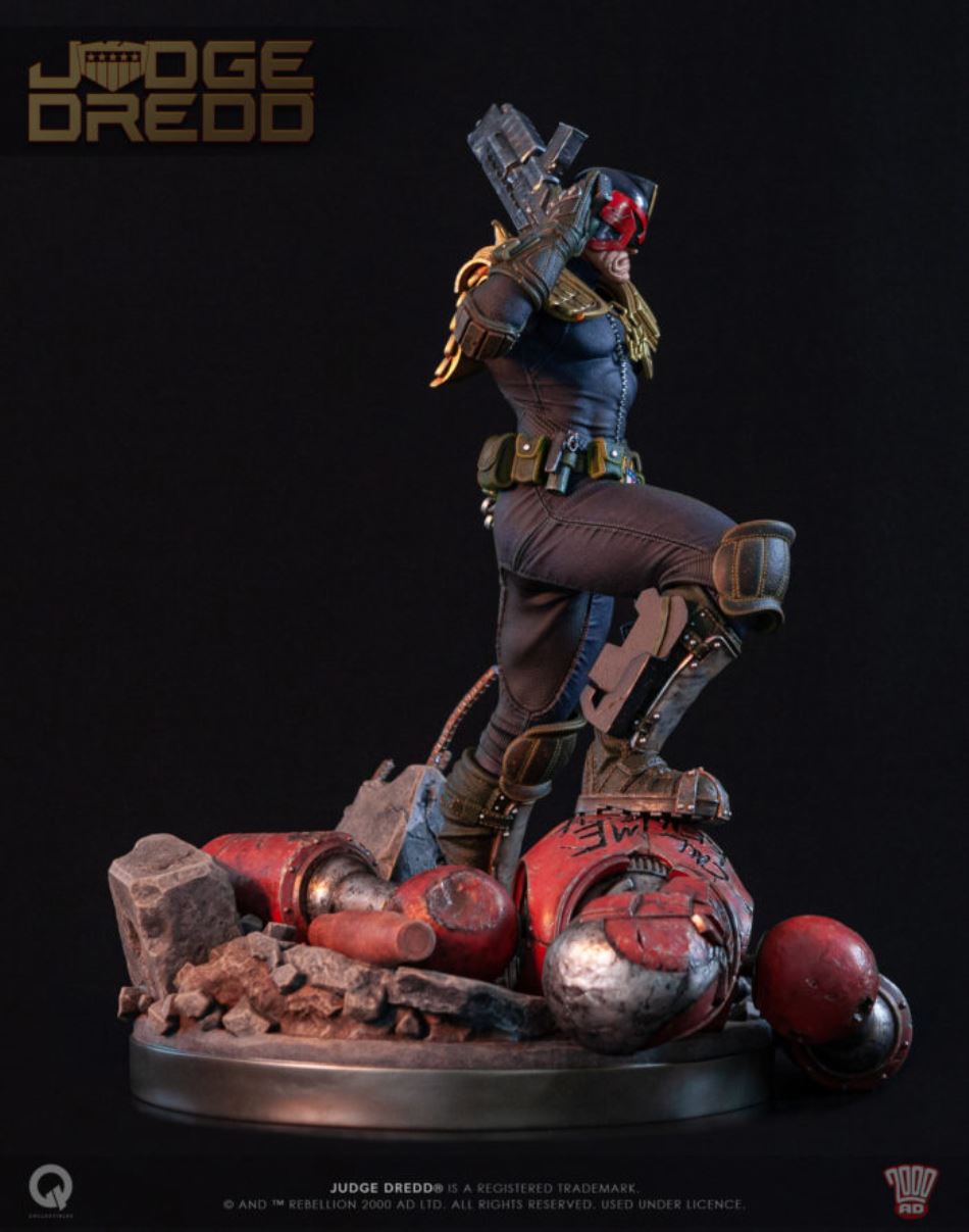 Q-COLLECTIBLES : JUDGE DREDD [EX] 1/4 SCALE