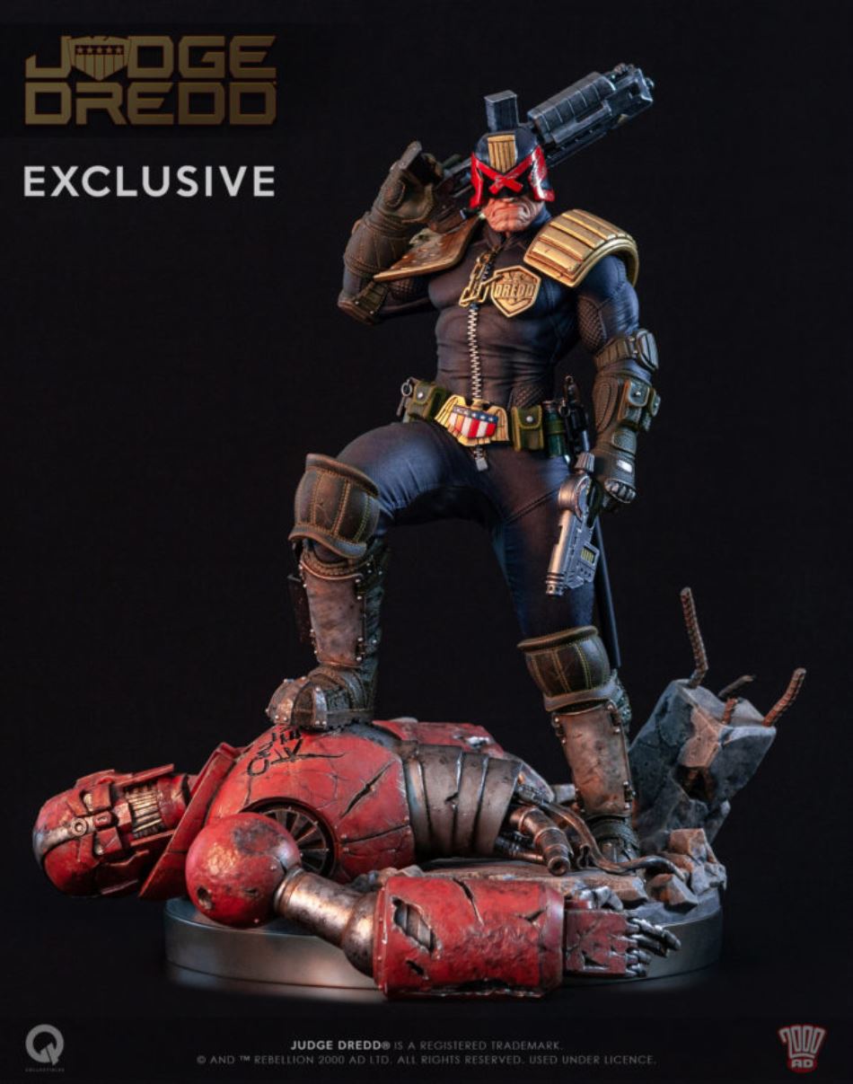 Q-COLLECTIBLES : JUDGE DREDD [EX] 1/4 SCALE