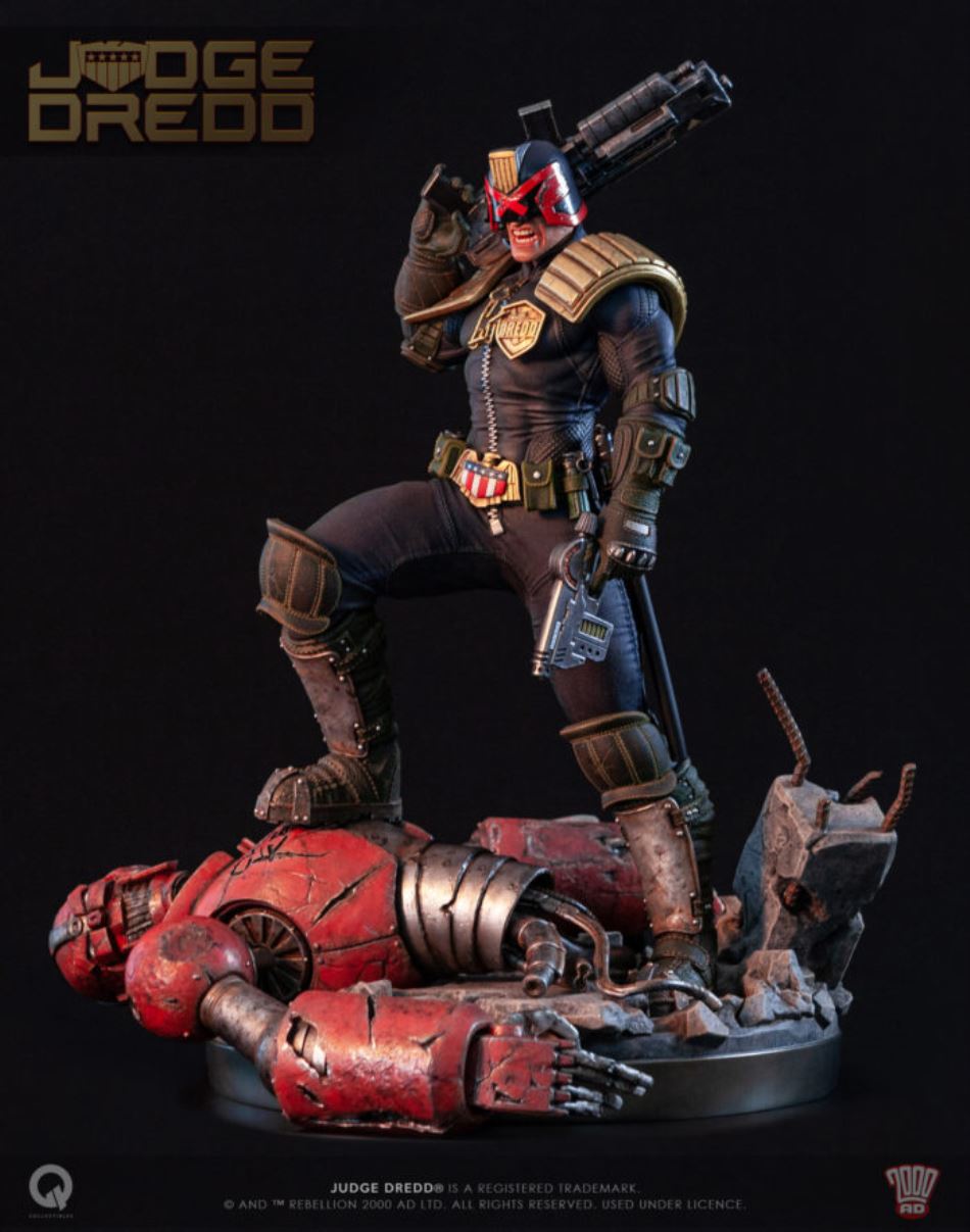 Q-COLLECTIBLES : JUDGE DREDD [EX] 1/4 SCALE