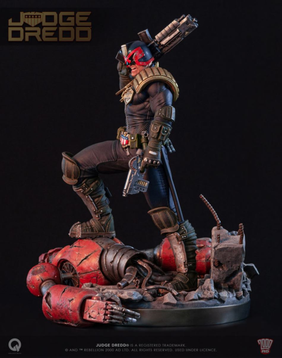 Q-COLLECTIBLES : JUDGE DREDD [EX] 1/4 SCALE