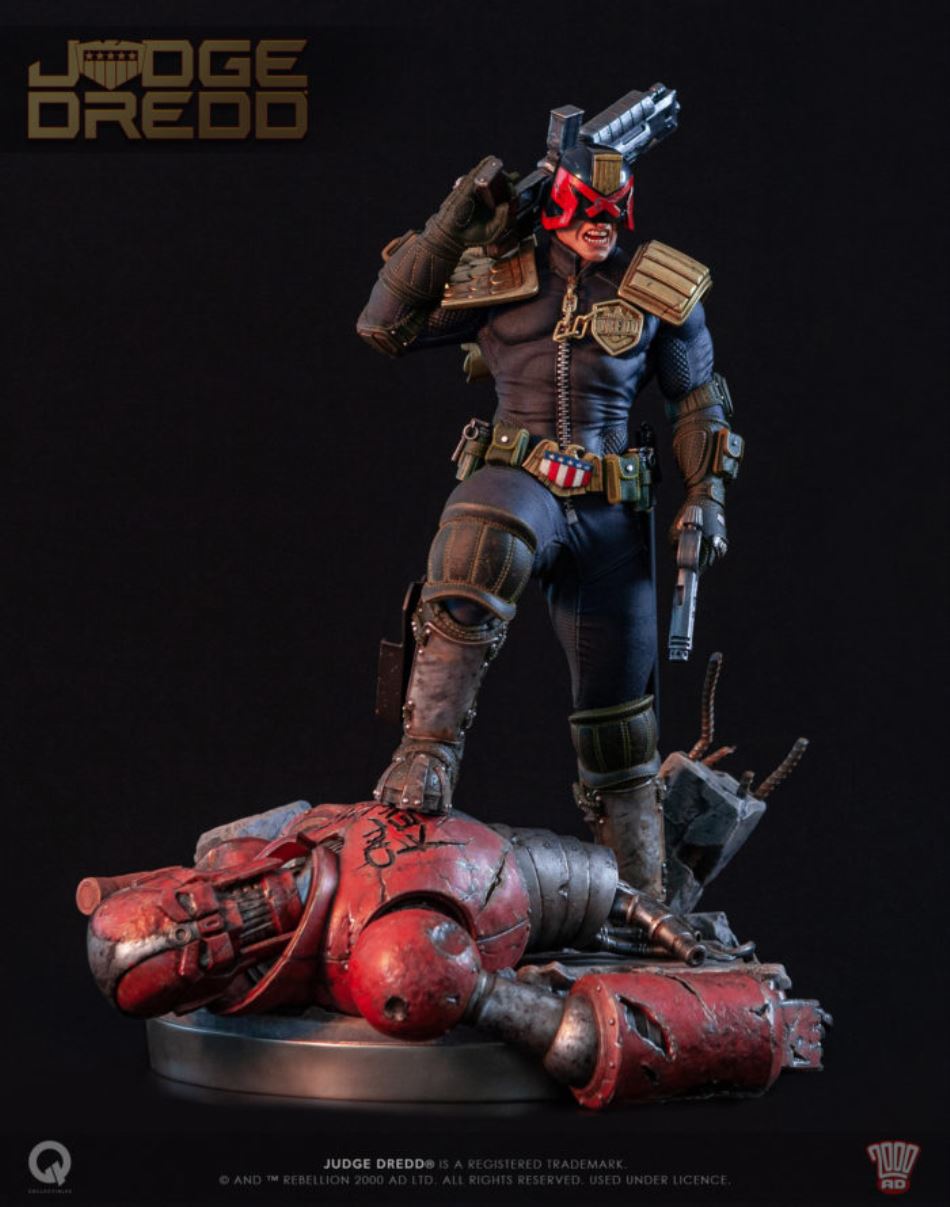 Q-COLLECTIBLES : JUDGE DREDD [EX] 1/4 SCALE