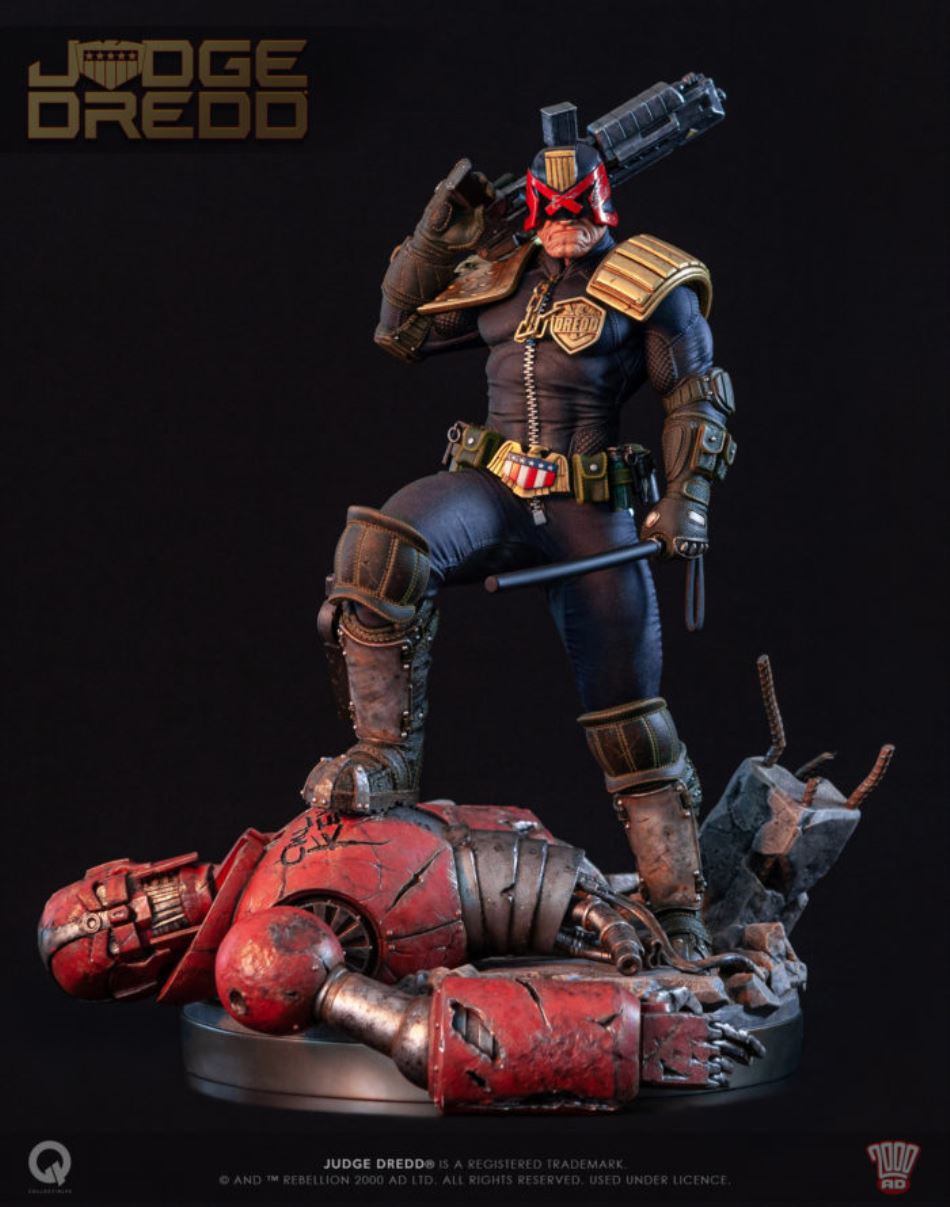 Q-COLLECTIBLES : JUDGE DREDD [EX] 1/4 SCALE