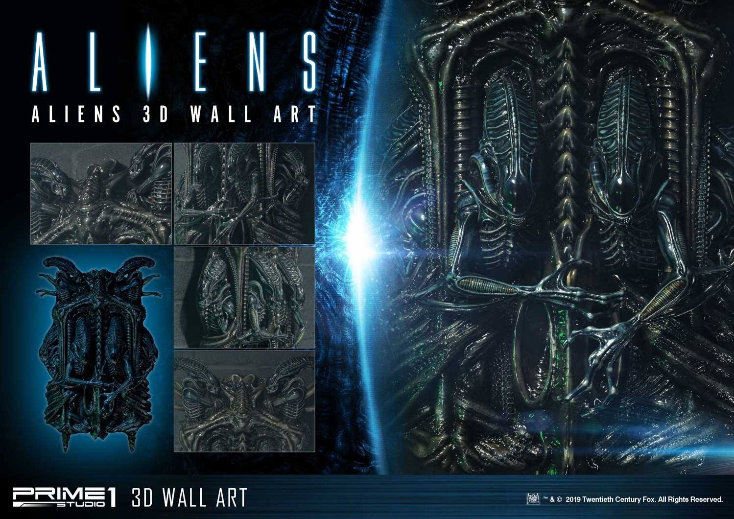 Aliens 3D Wall Art