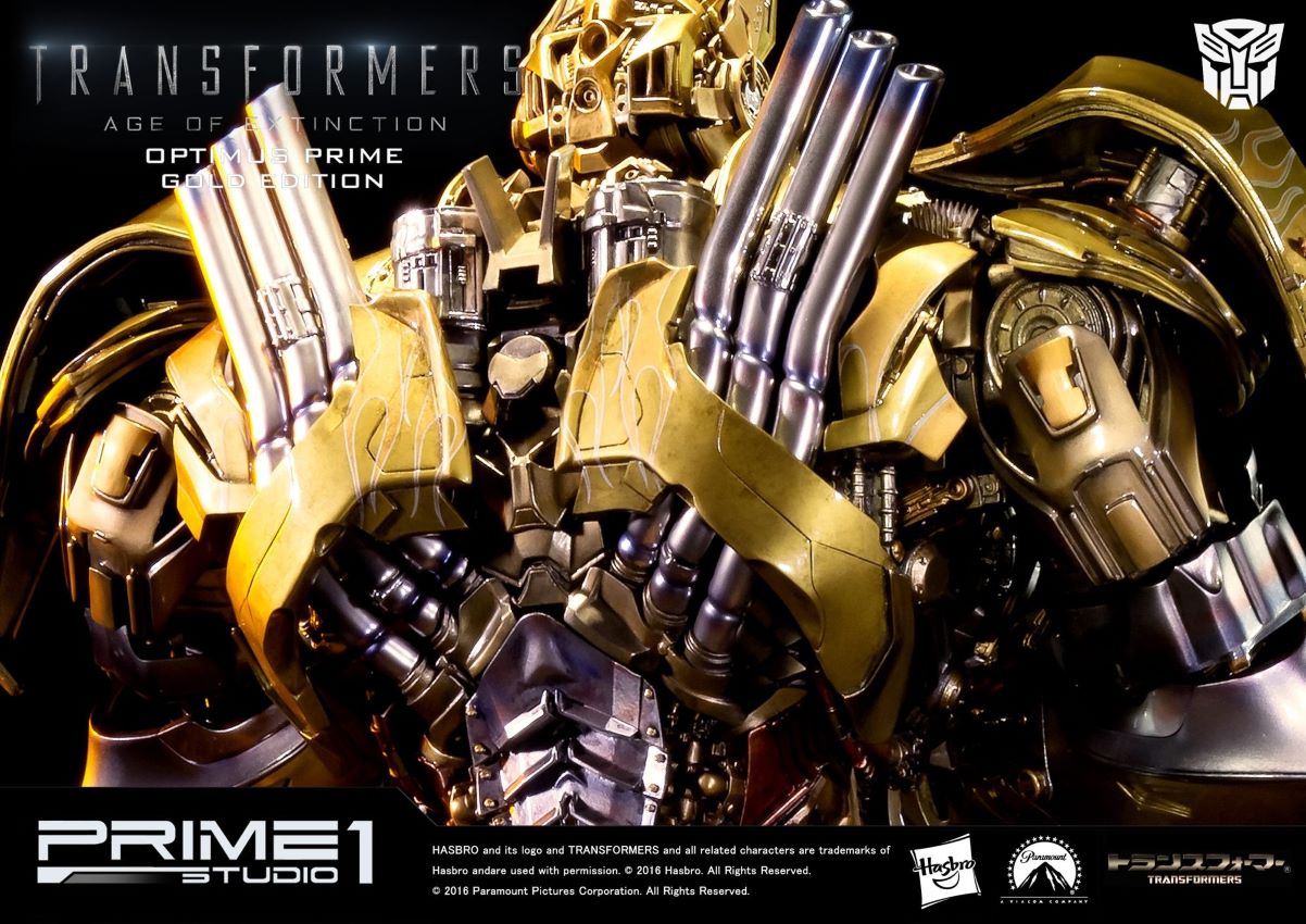 Optimus Prime Knight Edition Gold Version (Transformers: Age of Extinction)