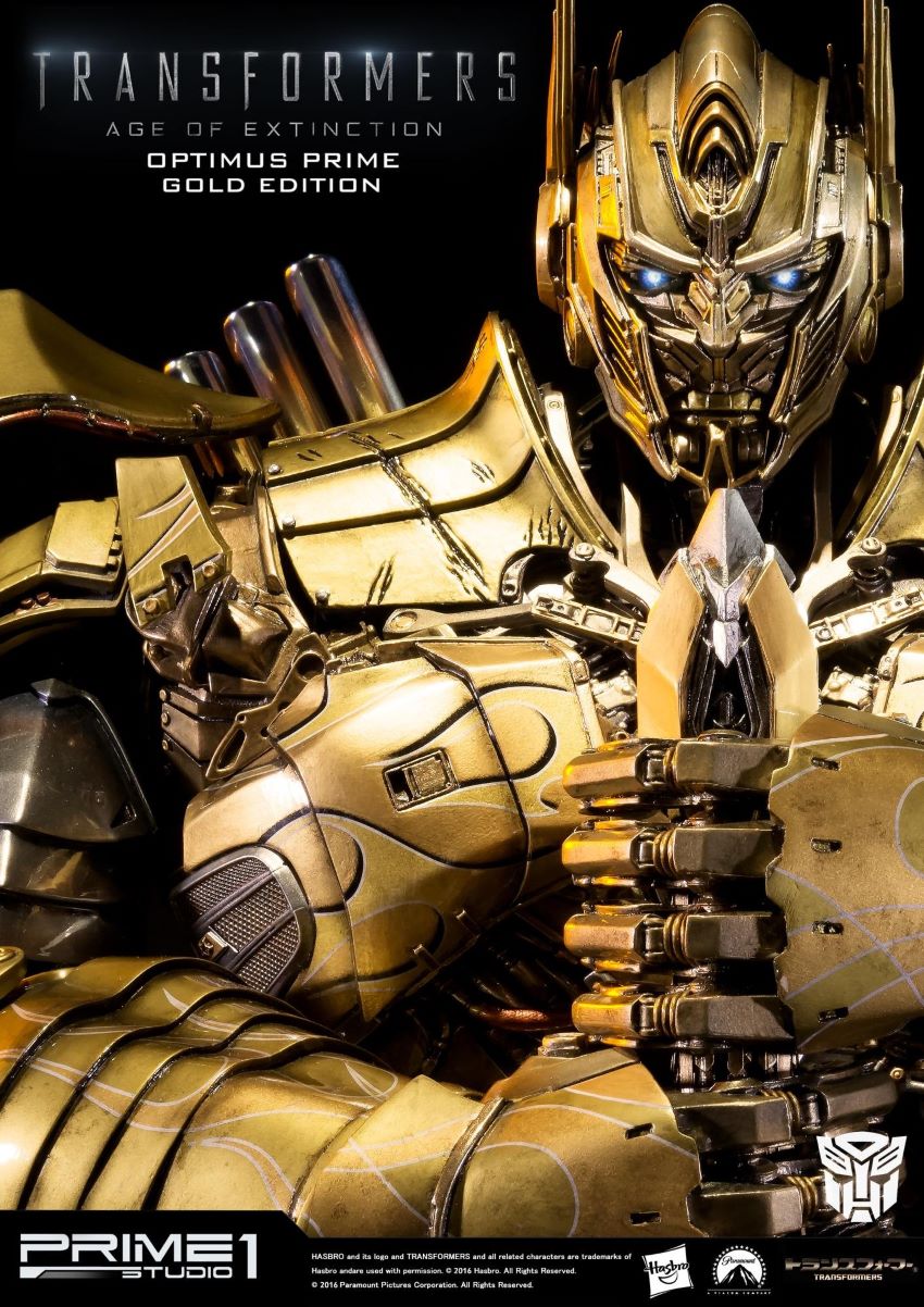 Optimus Prime Knight Edition Gold Version (Transformers: Age of Extinction)
