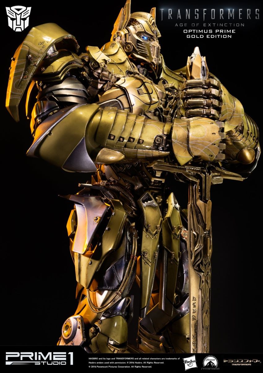 Optimus Prime Knight Edition Gold Version (Transformers: Age of Extinction)