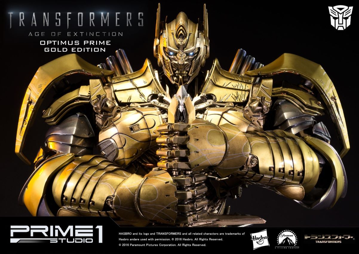 Optimus Prime Knight Edition Gold Version (Transformers: Age of Extinction)