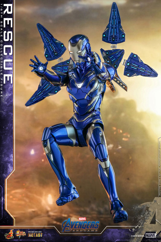 Movie Masterpiece DIECAST Avengers Endgame 1/6 Scale Figure Rescue