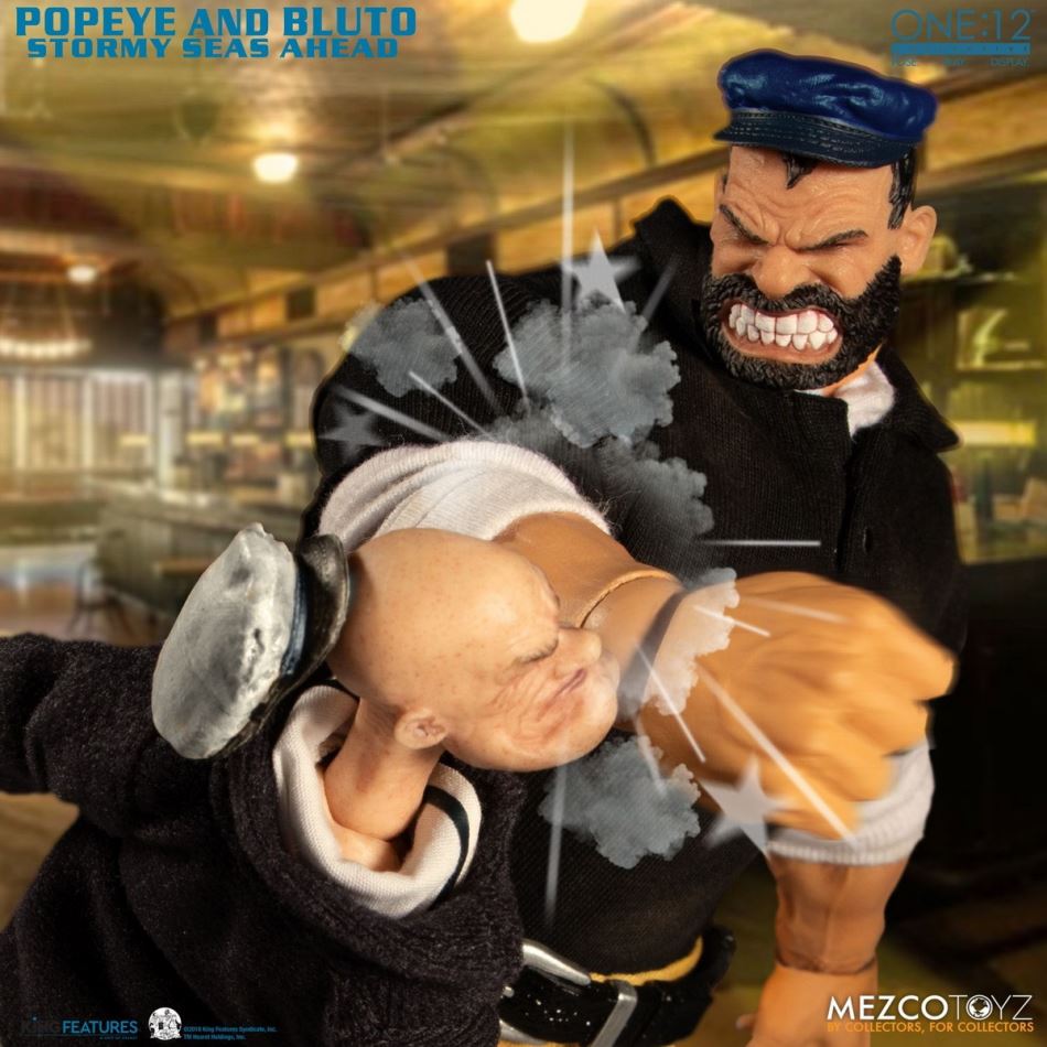 Mezco Toyz : 1/12 Popeye & Bluto Deluxe Set