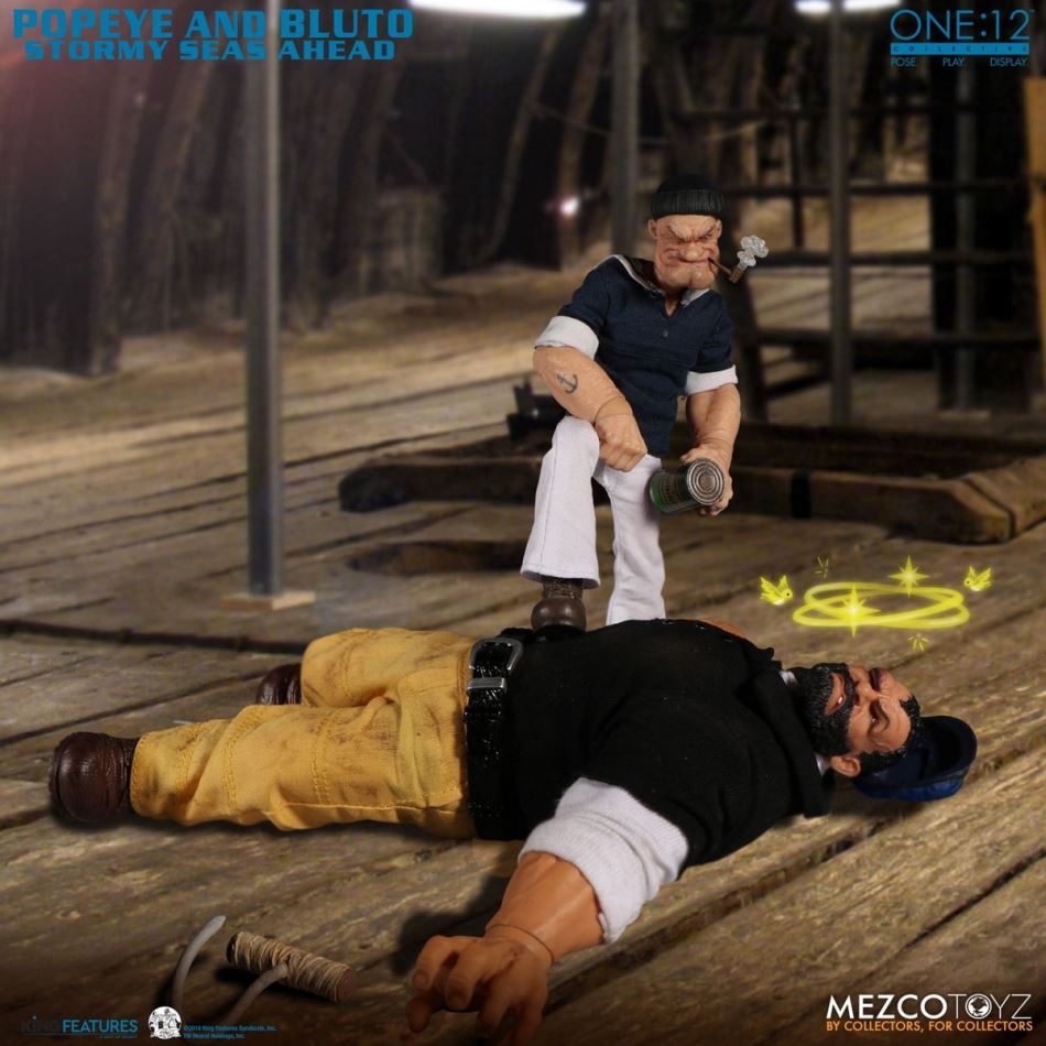 Mezco Toyz : 1/12 Popeye & Bluto Deluxe Set