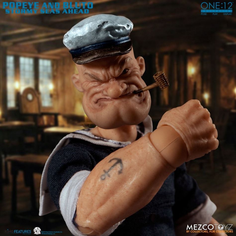 Mezco Toyz : 1/12 Popeye & Bluto Deluxe Set