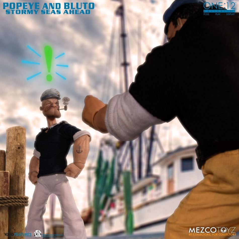 Mezco Toyz : 1/12 Popeye & Bluto Deluxe Set