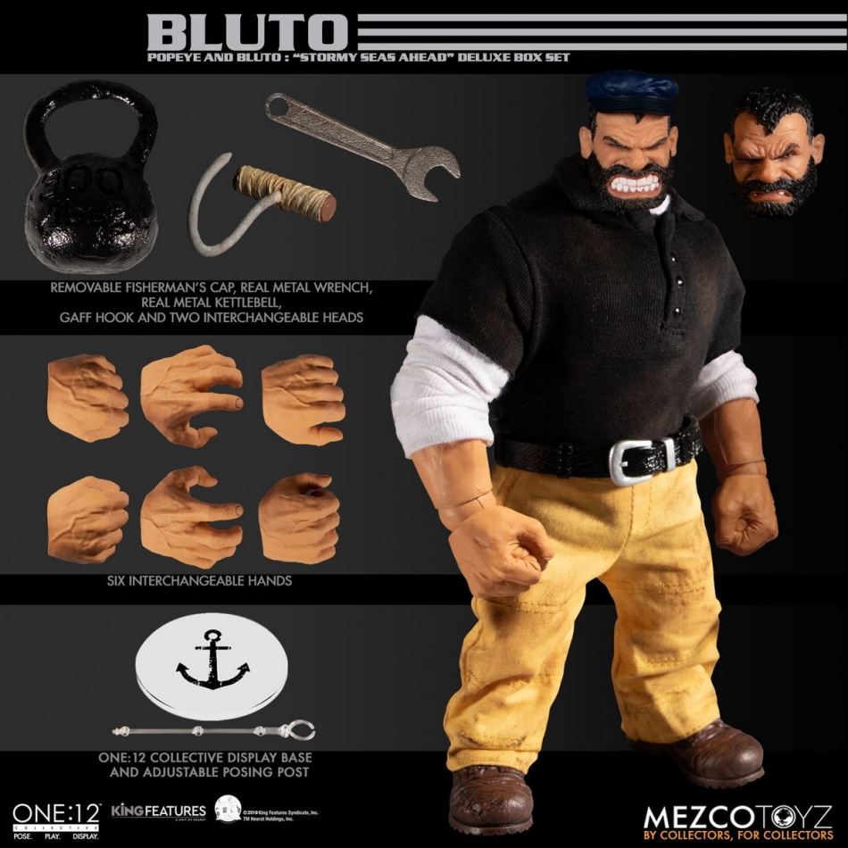Mezco Toyz : 1/12 Popeye & Bluto Deluxe Set