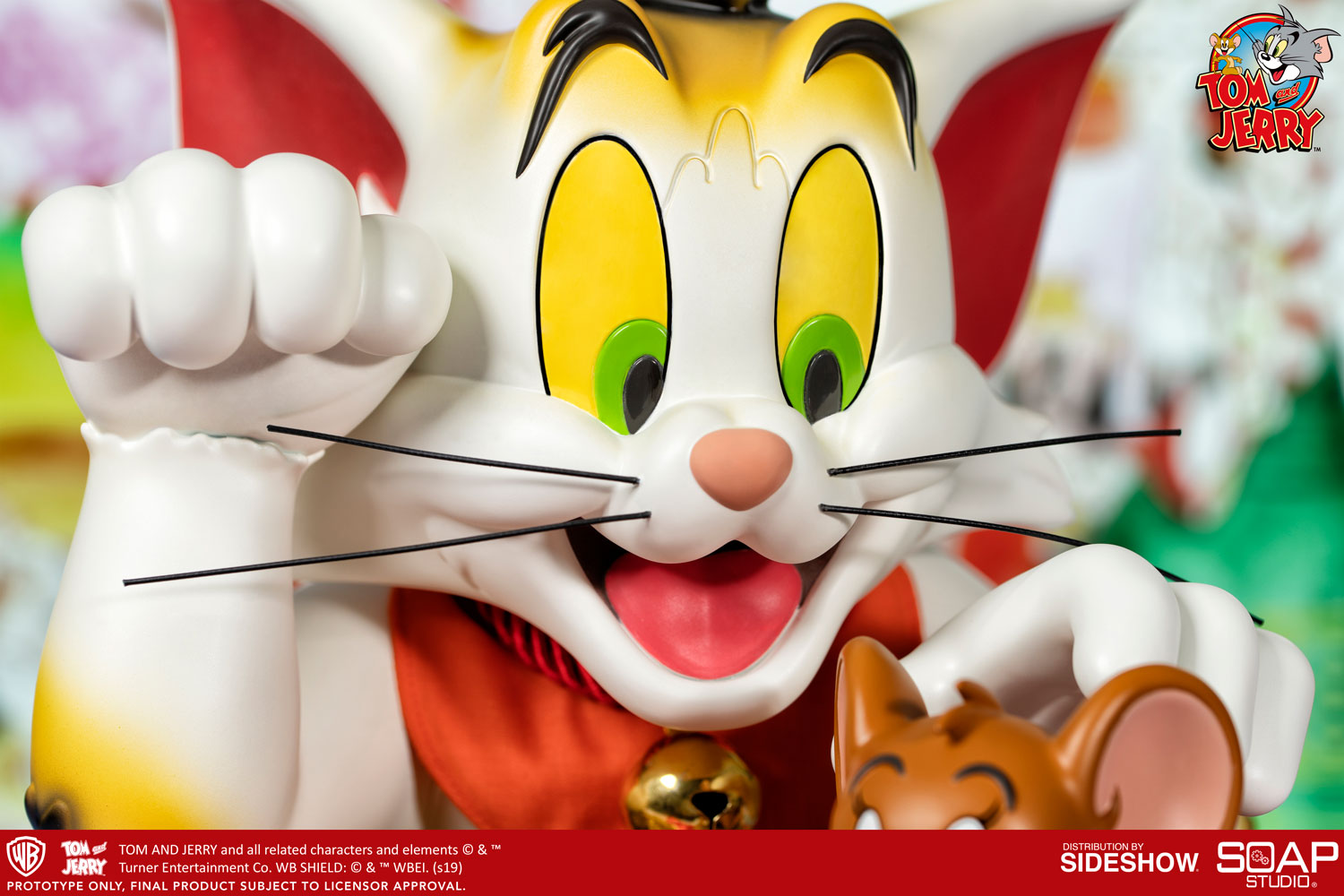 Tom and Jerry (Maneki-Neko Version) Bust by Soap Studio
