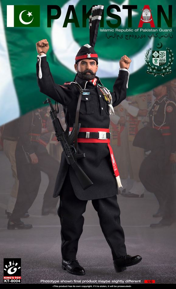 KING'S TOY : 1/6 Pakistan Iron Brothers / Pakistan Flag Ceremony Guard Soldier
