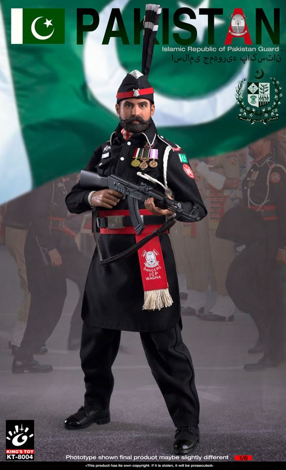KING'S TOY : 1/6 Pakistan Iron Brothers / Pakistan Flag Ceremony Guard Soldier