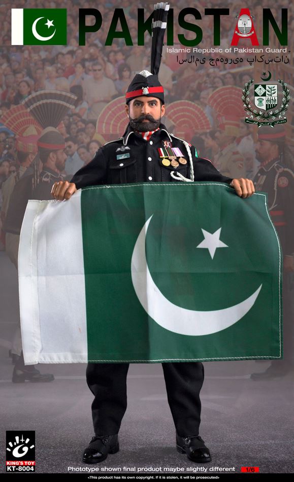 KING'S TOY : 1/6 Pakistan Iron Brothers / Pakistan Flag Ceremony Guard Soldier