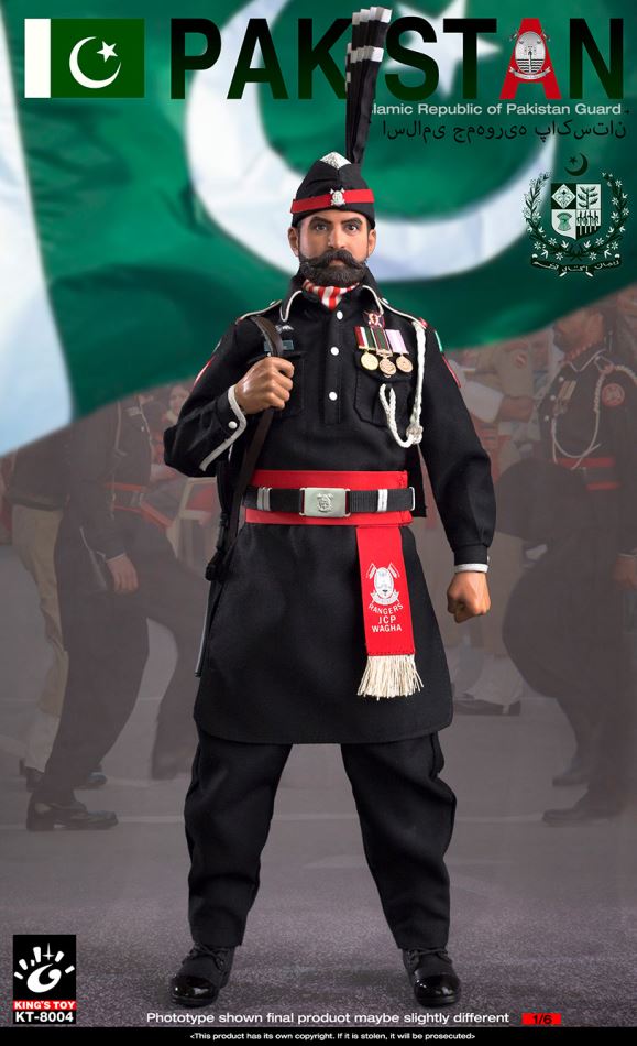KING'S TOY : 1/6 Pakistan Iron Brothers / Pakistan Flag Ceremony Guard Soldier