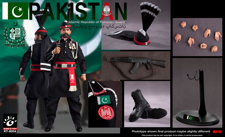 KING'S TOY : 1/6 Pakistan Iron Brothers / Pakistan Flag Ceremony Guard Soldier