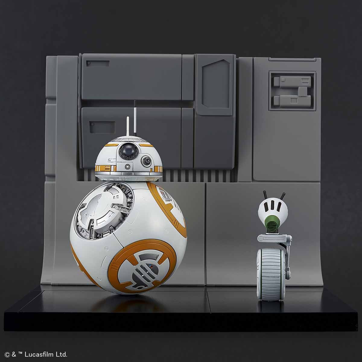 STAR WARS 1/12 BB-8 & D-0 Diorama Set (STAR WARS: THE RISE OF SKYWALKER) Bandai