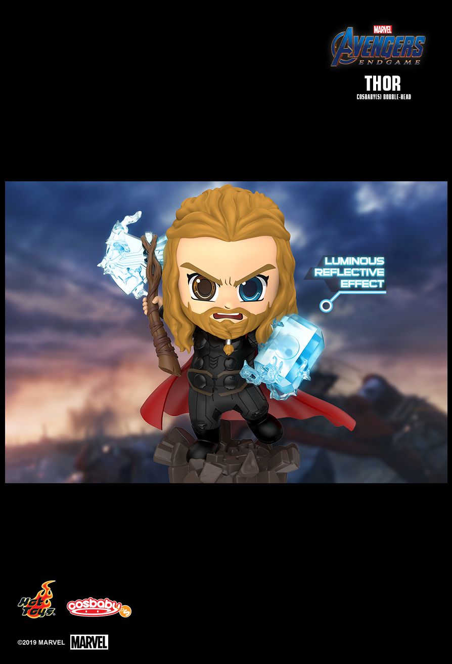 AVENGERS: ENDGAME COSBABY (S) BOBBLE-HEAD (Hot Toys)
