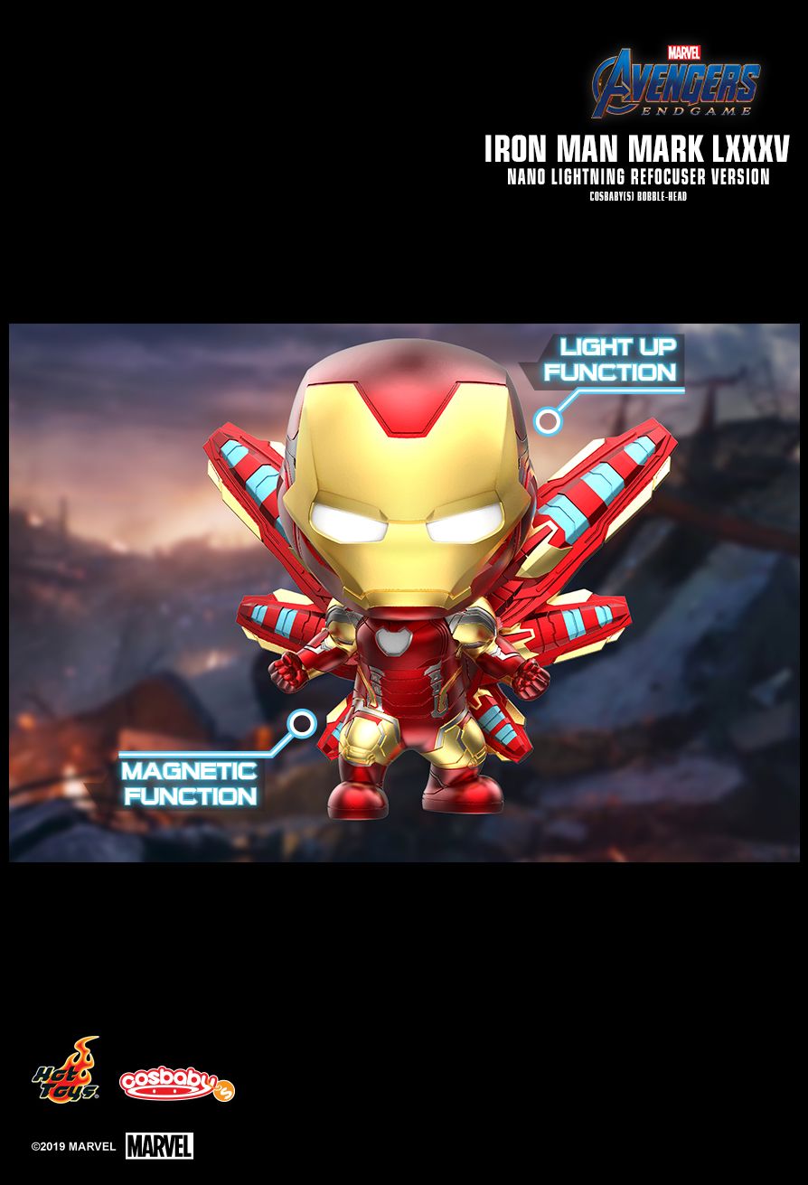 AVENGERS: ENDGAME COSBABY (S) BOBBLE-HEAD (Hot Toys)