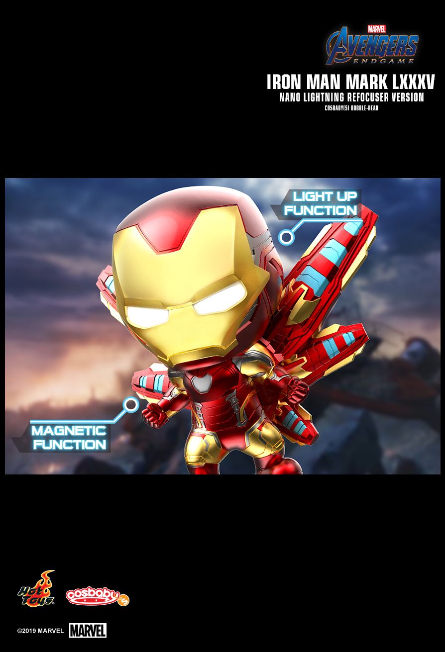 AVENGERS: ENDGAME COSBABY (S) BOBBLE-HEAD (Hot Toys)