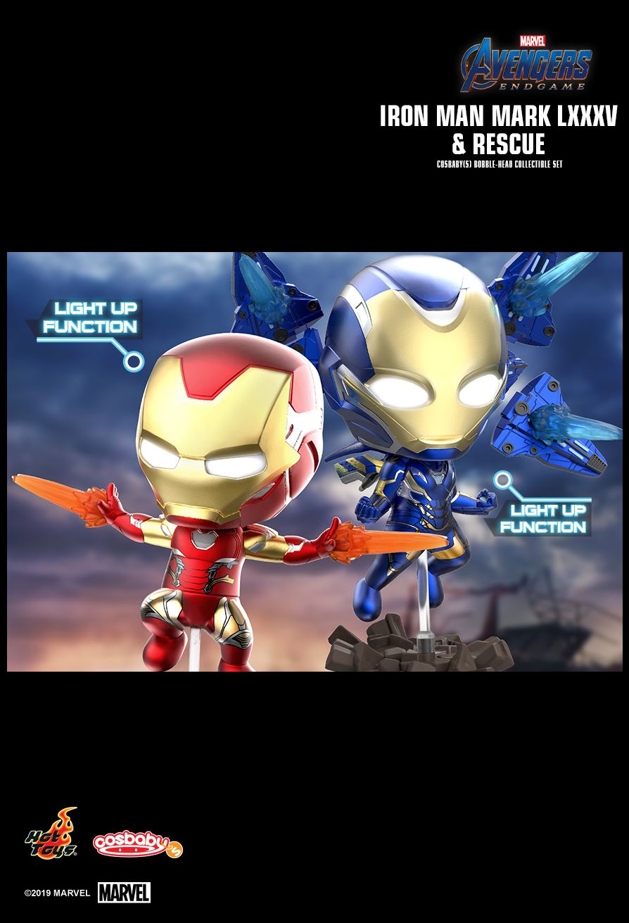 AVENGERS: ENDGAME COSBABY (S) BOBBLE-HEAD (Hot Toys)