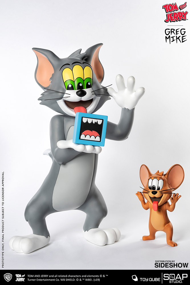 Tom and Jerry (Greg Mike) Statue by Soap Studio